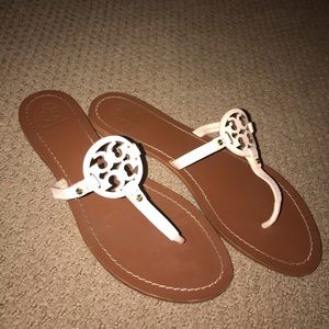 Tory Burch thong sandal wooden sole